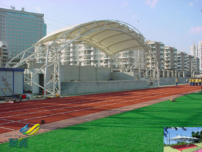 膜結構露天體育場館看臺球場膜設計施工
